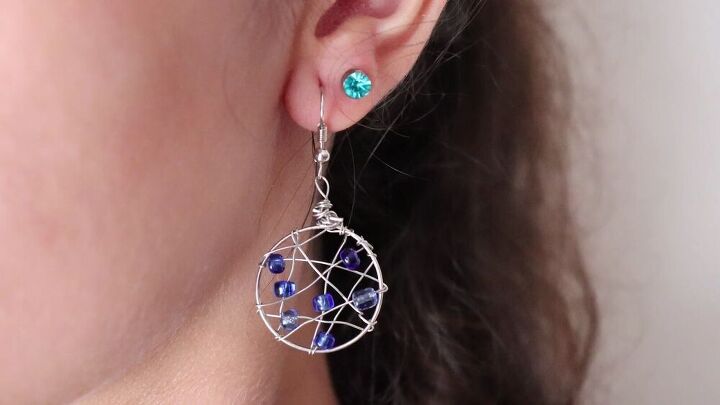 make these gorgeous diy hoop earrings in 30 minutes