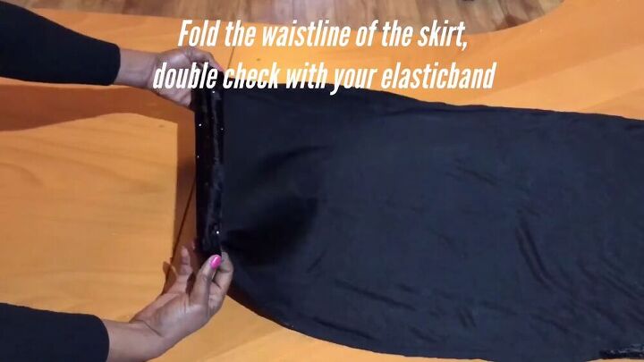 sew a balmain inspired diy maxi skirt matching crop top, Easy DIY maxi skirt