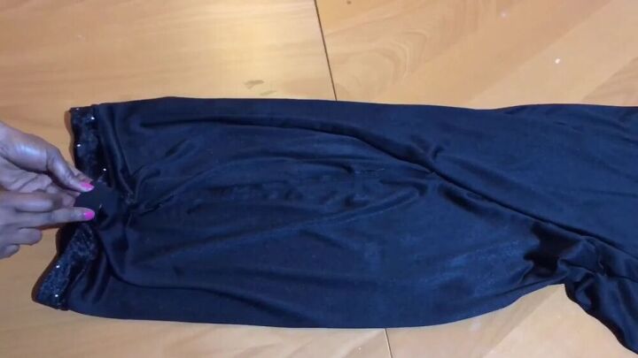 sew a balmain inspired diy maxi skirt matching crop top, Basic DIY maxi skirt