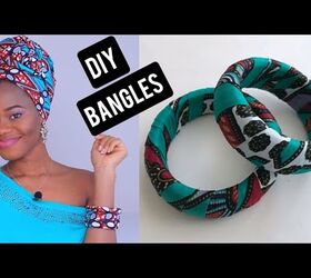Quick and Easy Fabric Bangle DIY