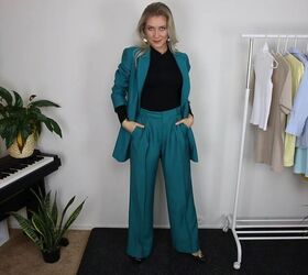 how to wear a teal suit, Style green clothes