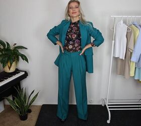 how to wear a teal suit, Style green clothing