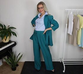 how to wear a teal suit, How to style green