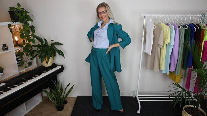 how to wear a teal suit, How to style green