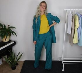 how to wear a teal suit, How to style green clothing