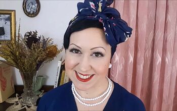 How to Tie a Vintage 1940's Hair Scarf