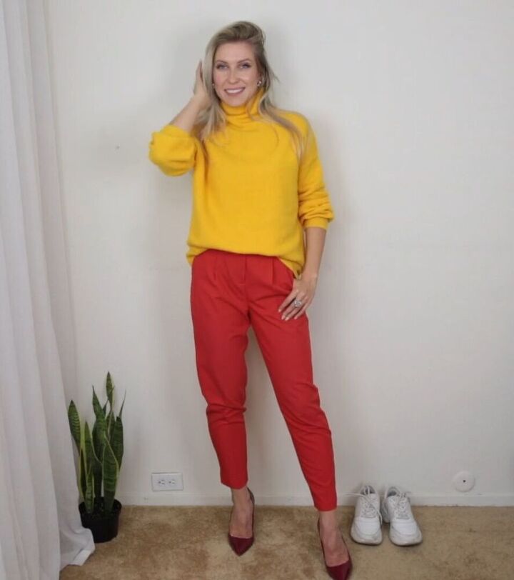 how to style red pants outfits the 10 best colors to wear with red, What matches with red pants