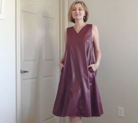 Make This One of a Kind Leather Dress