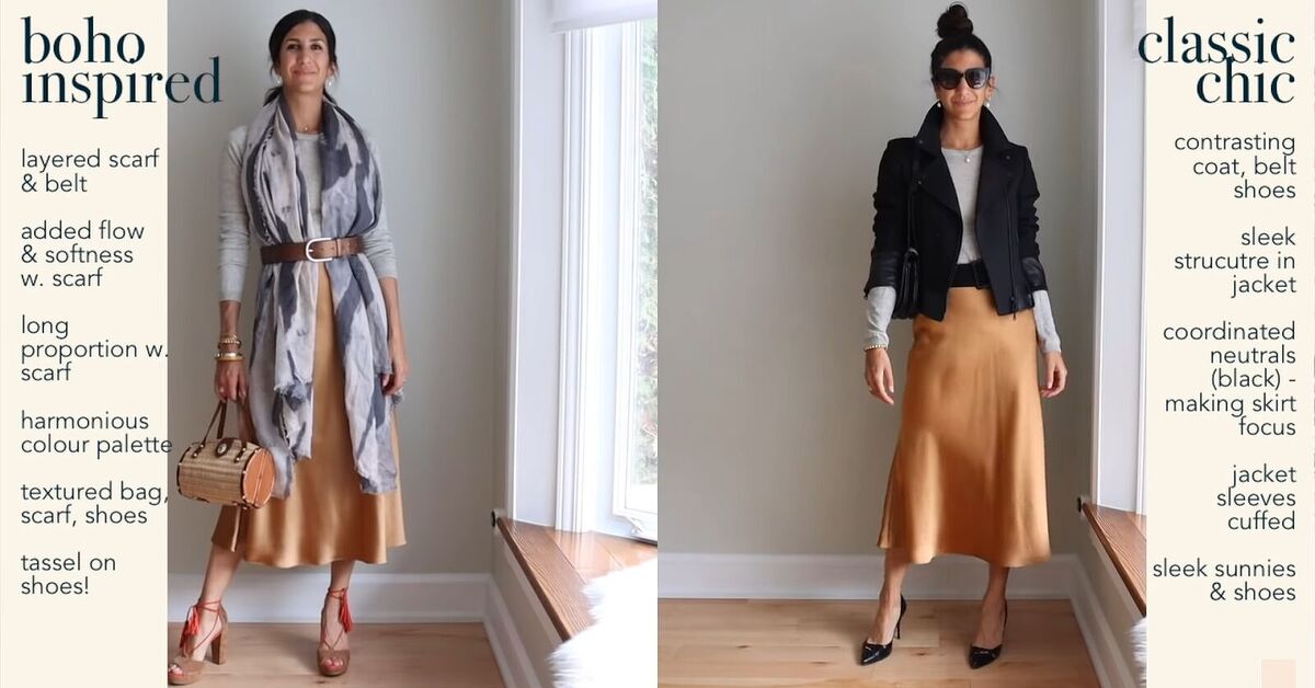 4 Boho Chic & 4 Classic Minimalist Style Outfits | Upstyle 4 Boho Chic & 4 Classic Minimalist Style Outfits | Upstyle
