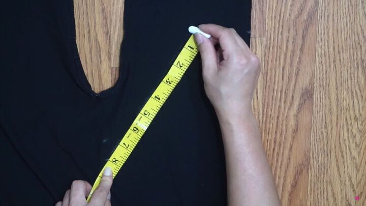 make a trendy strappy diy crop top from a pair of leggings, DIY crop top tutorial