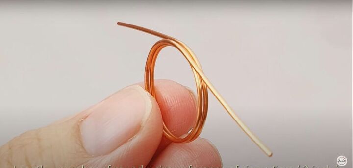 how to make a wire ring for an irregular shape stone, Make a wire ring