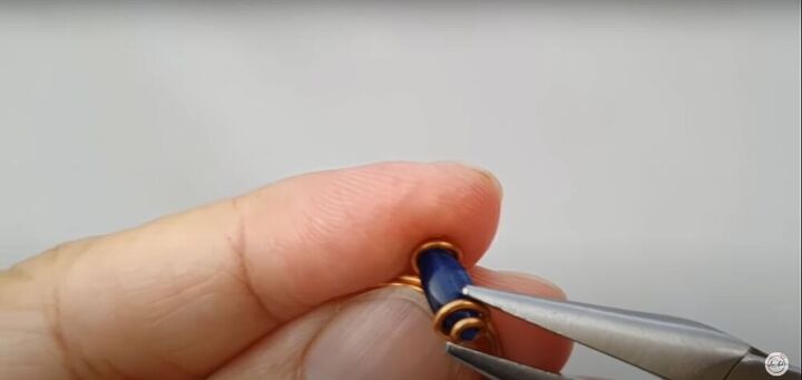 how to make a wire ring for an irregular shape stone