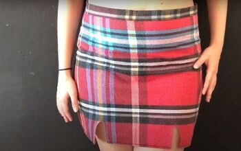 DIY Mini Skirt From a Pillow Case