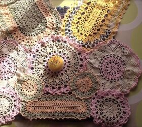 learn how to upcycle doilies the easy way, Upcycled doily top