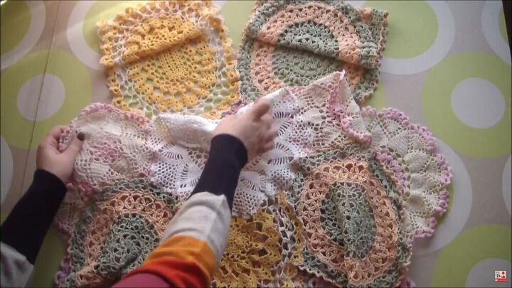 learn how to upcycle doilies the easy way, Upcycled vintage doily