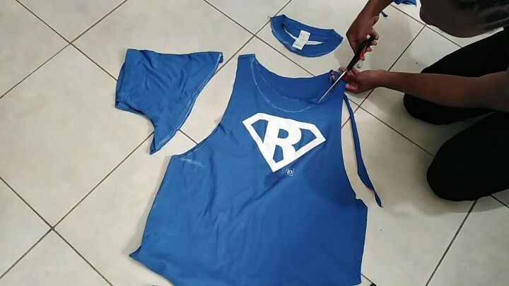 how to make a stringer shirt or gym tank from an old t shirt, Customizing and adjusting the DIY stringer