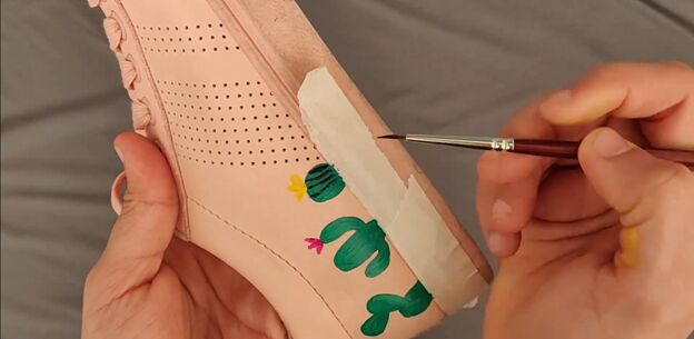 create custom shoes from old sneakers and flip flops, Simple custom shoes