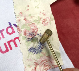 Take a hammer to your old clothes to give them a new look that's perfect for spring