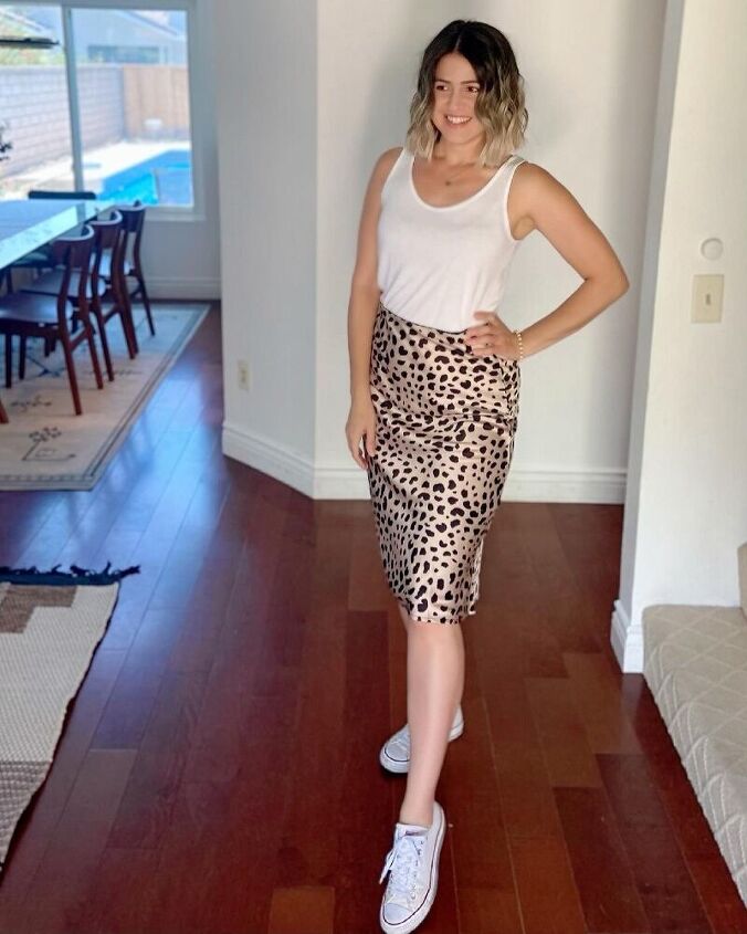 everyones favorite leopard skirt 4 ways