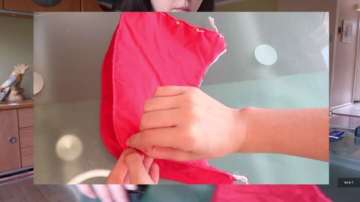 make this incredible nylon bag from a windbreaker