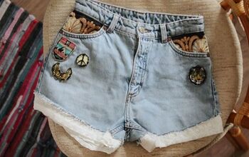 Check Out This Stunning DIY Denim Shorts Makeover