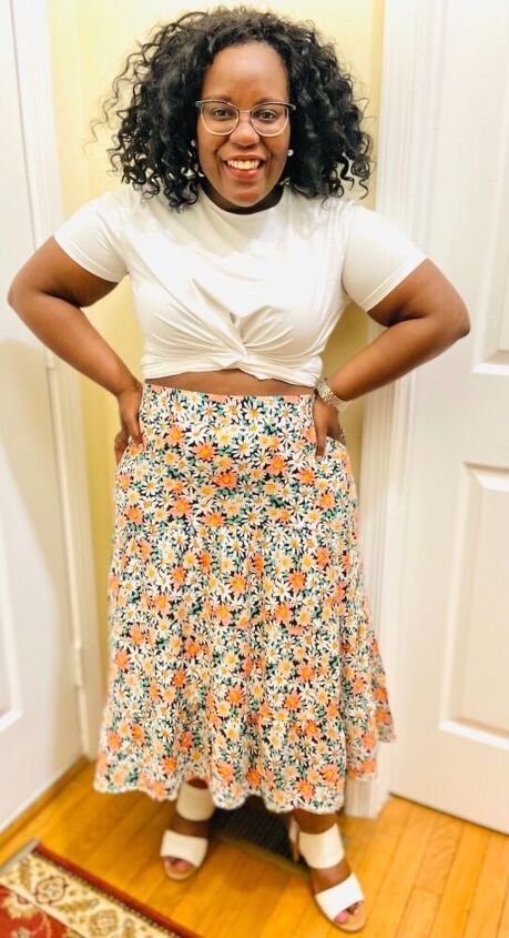 3 affordable ways to style a midi skirt