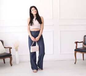 how to wear oversized pants in the summer, How to style wide leg pants