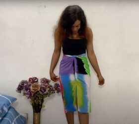 wear it 5 ways wrap skirt and dress, How to make a wrap skirt