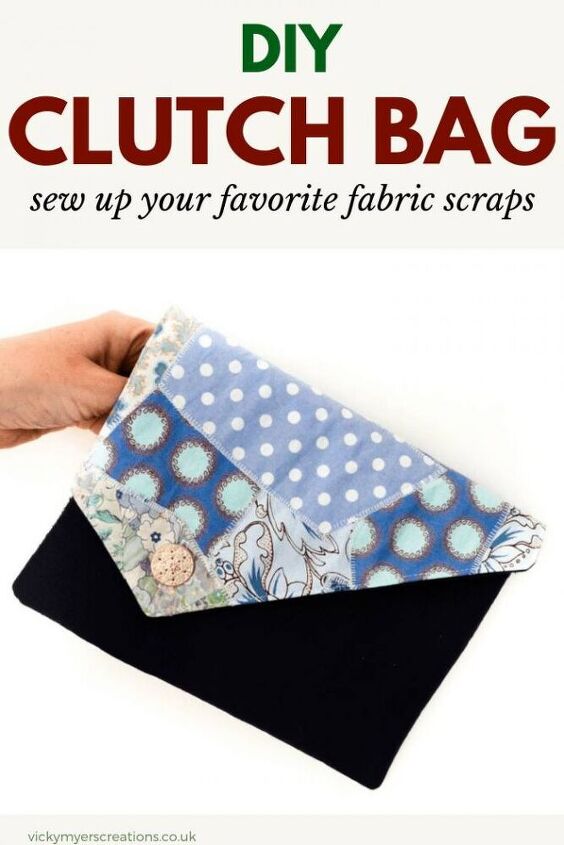 what to make with fabric scraps free fabric scraps clutch tutorial
