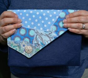 What to Make With Fabric Scraps?? Free Fabric Scraps Clutch Tutorial