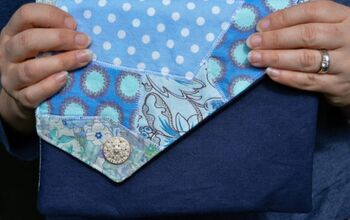 What to Make With Fabric Scraps?? Free Fabric Scraps Clutch Tutorial