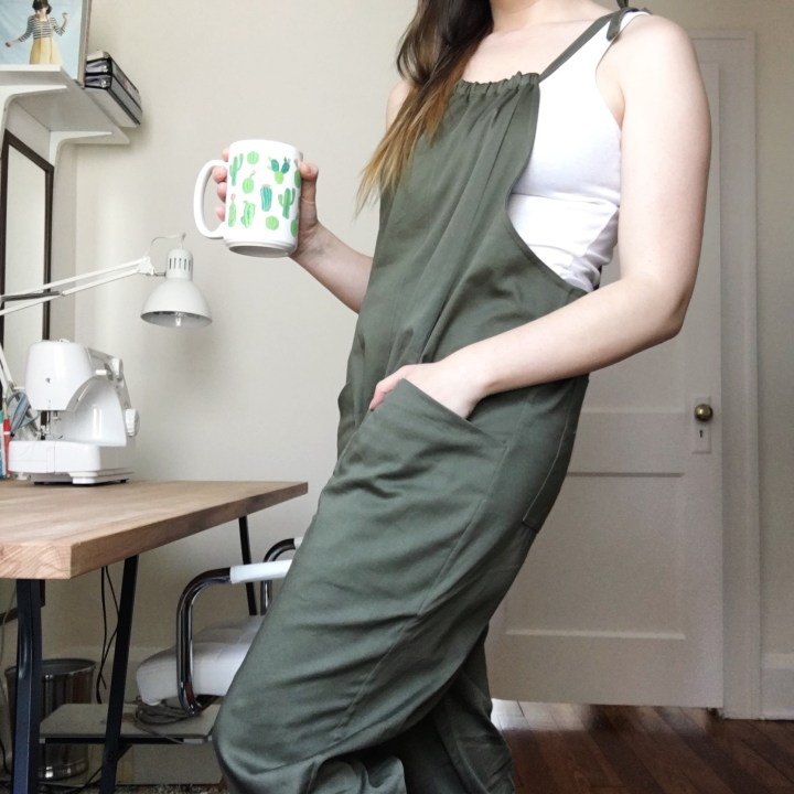 The Patsy Overalls From Ready To Sew Sewing Pattern Review | Upstyle