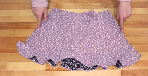 easy ruffle wrap skirt