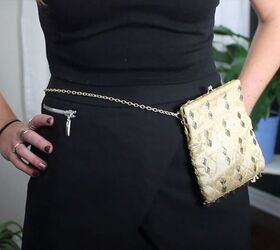 gorgeous glam fanny pack diy