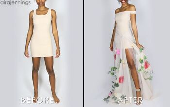 How to Make a Stunning DIY Flower Gown Out of $10 Shapewear