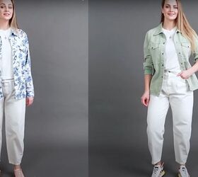 how to style white clothing to appear tall and slim, How to style white clothing