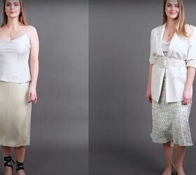 how to style white clothing to appear tall and slim, Styling white clothing