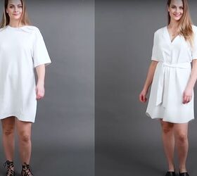 how to style white clothing to appear tall and slim