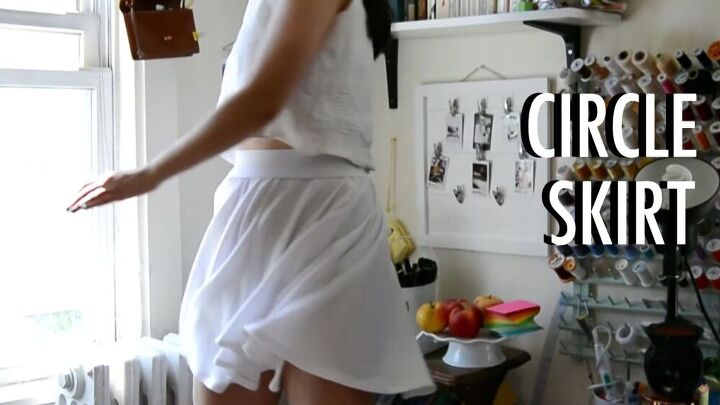 make a flowy mesmerizing circle skirt from scratch
