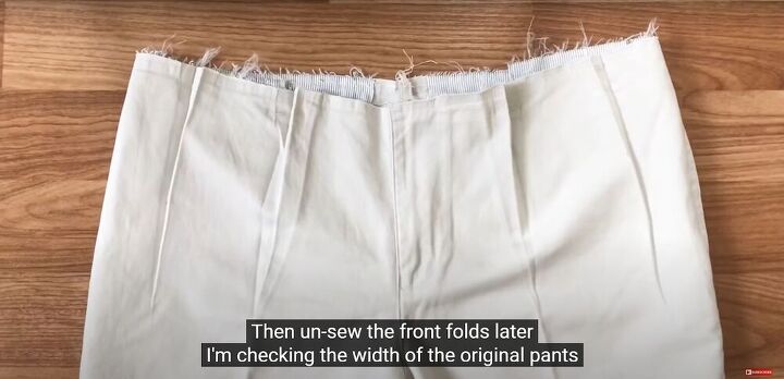 thrift flip diy shorts and skirt from mens pants, Sew DIY shorts