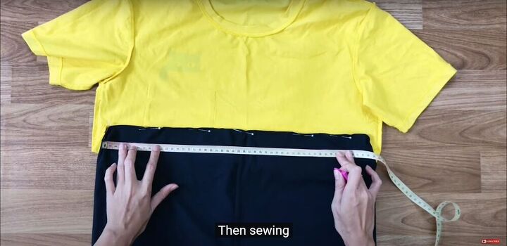 turn two t shirts into a diy jumpsuit, How to make a DIY jumpsuit