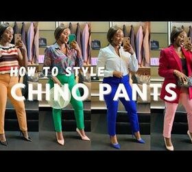 how to style chino style pants