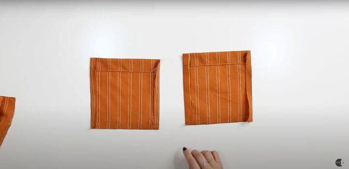 easy pomona pants sew along tutorial, Folded side and bottom edges
