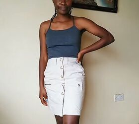 DIY Button-Up Skirt