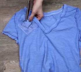 learn how to make the perfect diy cut t shirt, Simple DIY cut t shirt