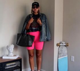 how to style biker shorts, Biker shorts style