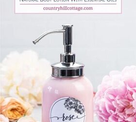 DIY Rose Body Lotion Without Beeswax {NonGreasy + Natural} Upstyle