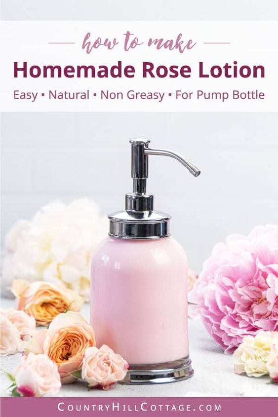 diy rose body lotion without beeswax non greasy natural