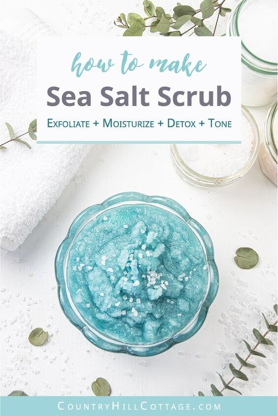 diy salt scrub recipe homemade sea salt body scrub