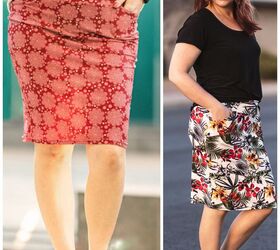two kinds of pockets perfect for a pencil skirt